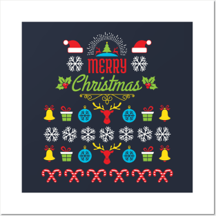 Merry Christmas! Ugly Sweater Posters and Art